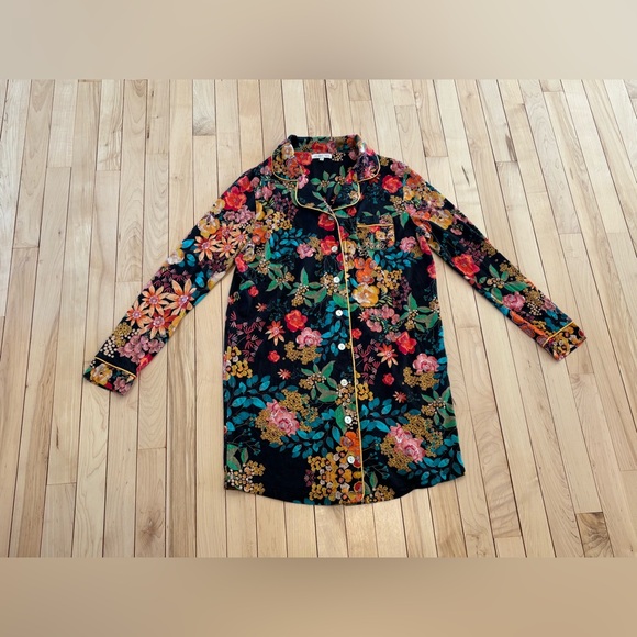 Johnny Was Camella Long Sleeve Floral Button Down Shirt Small - Picture 3 of 7